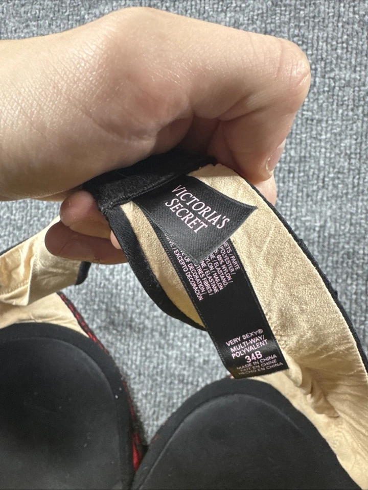 Sutiã Feminino Victoria's Secret 34B Preto Muito Sexy Multi Vias Sem Alças - Imagem 3 de 3
