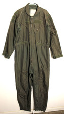 US ARMY Military 46 Long 80's Flyers Class 1 Fire Resistant Coveralls SCOVILL