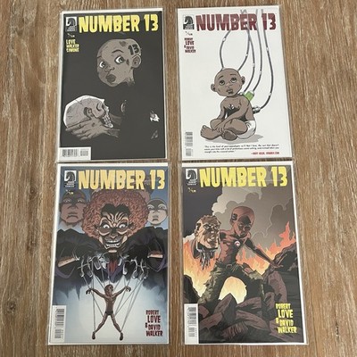 Number 13 #0 1-3 complete series post-apocalyptic sci-fi Dark Horse Comics