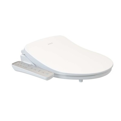 MEWATEC D300 2.0 Dusch WC Aufsatz mit Föh und Seitenbedienung, Duschtoilette