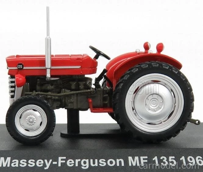UNIVERSAL HOBBIES/HACHETTE 1/43 1965 MASSEY-FERGUSON MF135 MF 135 TRACTOR IN RED - Image 3 of 4