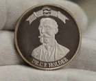 Dr. C.E. Holder 1 oz .999 Silver Round Tuna Club Santa Catalina