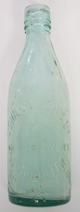 John Smith's Ltd. THE BREWERY Tadcaster Embossed Glass Beer Bottle ANTIQUE 1920s