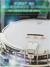 Hal Leonard First 50 Bluegrass Songs You Should Play on Banjo Tablature Book
