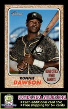 2017 Topps Heritage Minor League #119 Ronnie Dawson Quad Cities River Bandits
