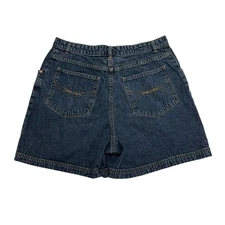 Vintage Disneyland Resort Women Size 14 Denim Shorts Mouse Embroidered Pockets