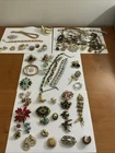 Costume Jewelry Repair / Single Earrings Lot - Trifari Coro ….