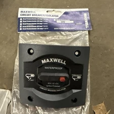 Nos Vetus Maxwell 80 AMP Breaker/Isolator Panel | P100790 Circuit Breaker  Oem