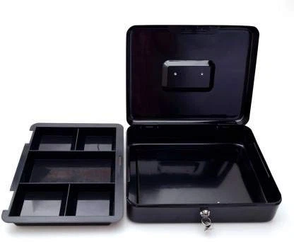 Caja fuerte para dinero SentrySafe con bandeja y cerradura para llave 0 21 pies cúbicos 3 75 x 12 Foto 2 de 4