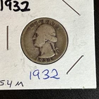 1932 Washington Quarter / 90% Silver