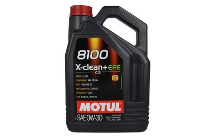 Motoröl MOTUL 8100 XCLEAN+ EFE 0W30 5L