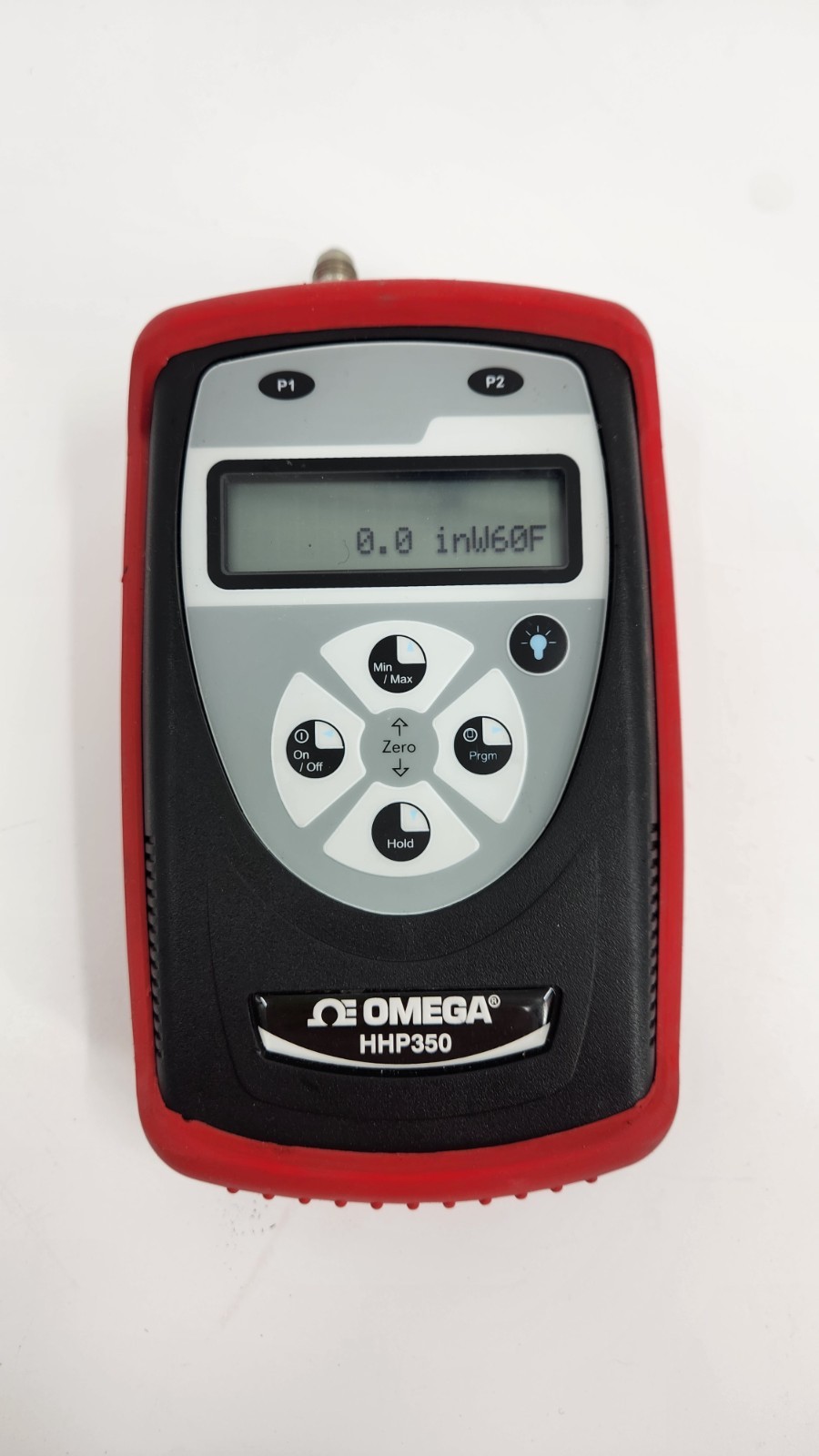 Manometer Omega Omega HHP350 Digital Handheld Pressure Gauge HVAC inH2O Differential ...