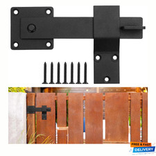 6'' Farm Flip Fence Gate Latch, Heavy Duty Barn Door Lock, Gate Lock for Wood...