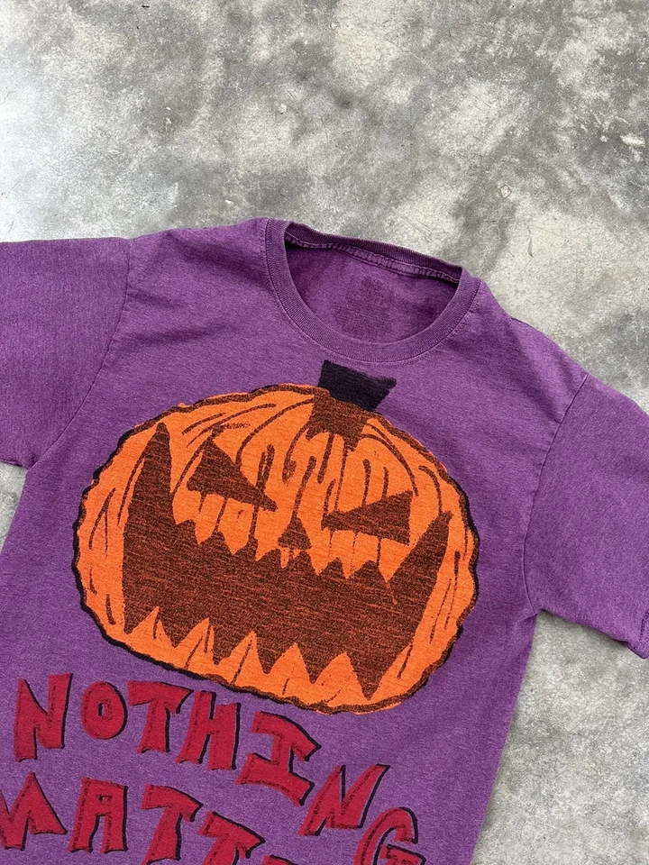 Asspizza Nothing Matters Graffiti / Spray Paint Pumpkin Tee - Image 4 of 4