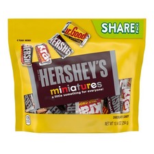 Hershey's Miniatures Variety Share Pack, Assorted Chocolates, 10.4 Oz., 3/Pack