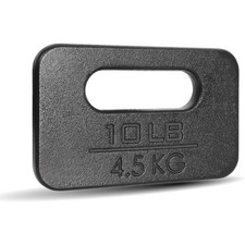 Cast Iron Rucking Weight for Backpack Training Weight Plate W/ Ergonomic Handle