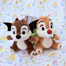 Tokyo Disney Resort Chip  Dale Halloween Plush Badge Set Japan Exclusive NEW