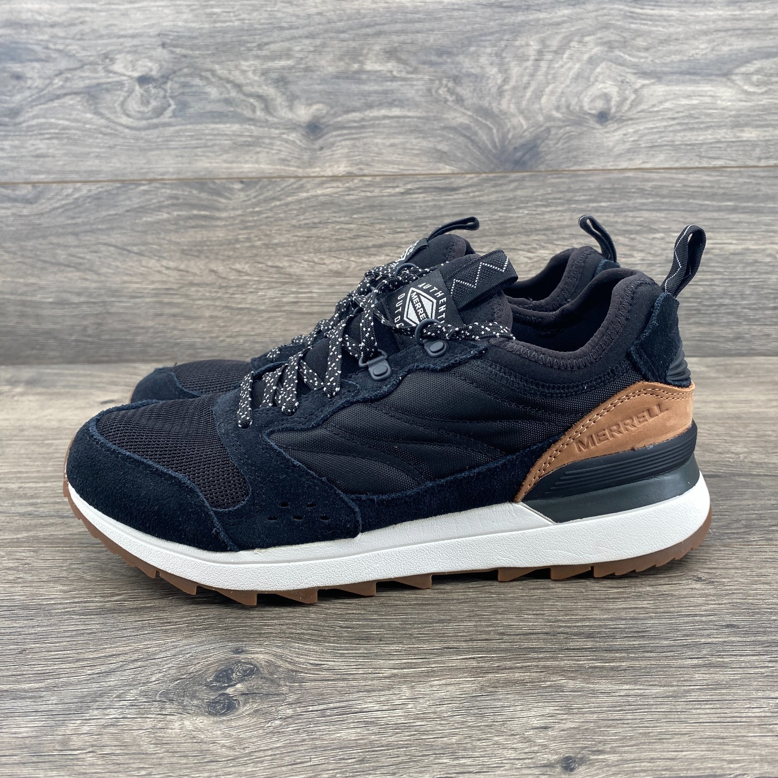 Merrell Alpine 83 Recraft scarpe sneakers da passeggio donna taglia 9 nere JOO6864