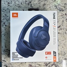 JBL Tune 770NC Wireless Bluetooth Headphones Blue Adaptive Noise Cancelling