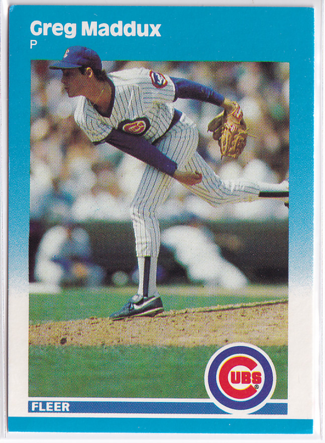 1987 Fleer Update #U-68 Greg Maddux RC (NM)
