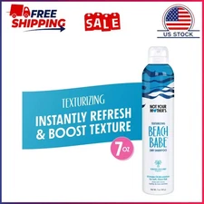Not Your Mother's Beach Babe Texturizing Dry Shampoo, Toasted Coconut, 7 oz NEW