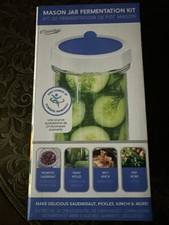 Masontops Mason Jar Fermentation Kit Easy Vegetable Fermenting Set New In Box