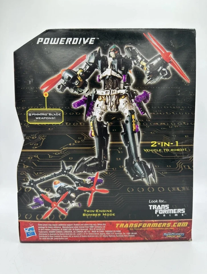 2012 Hasbro TransFormers Generations Decepticon Powerdive Action Figure New - Image 2 of 2