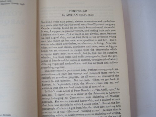 Voyage in a Barquentine by Peter Roach - Hardcover 1956 - Rupert Hart-Davis - Picture 12 of 21