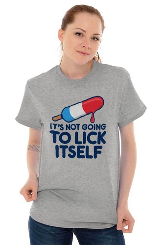 Lustige lässige Herren-T-Shirts Witze, sich nicht selbst zu lecken Anspielungen Rundhalsausschnitt T-Shirts - Bild 3 von 9