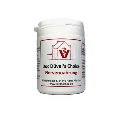 Doc Düvel´s Choice 120 Tabl. Nervennahrung für Hunde Sedarom bei Stress Unruhe