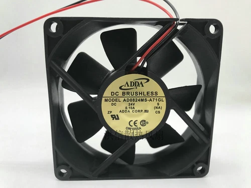 ADDA AD0824MS-A71GL 8025 24V 0.10A 8CM inverter cooling fan