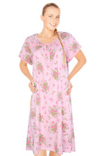 JEFFRICO Nightgowns For Women Short Sleeve Soft Sleepwear Comfy Nightshirts NEW