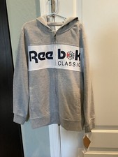 KIDS REEBOK ZIP UP HOODIE JACKET SZ SMALL 8 NEW