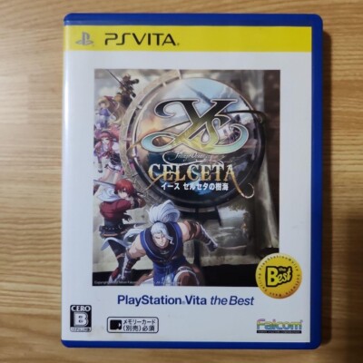 PS VITA YS CELCETA SEA OF TREES Japanese Game