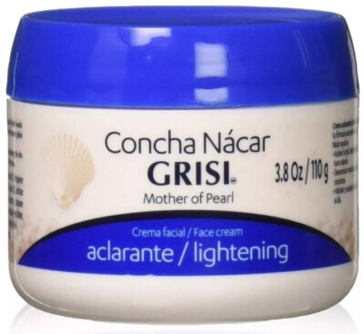 2 Pk Grisi Concha Nacar Cream 3.8oz | Crema Hidratante Grisi Concha Nacar 3.8oz