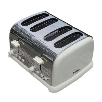 Toaster Breakfast Retro 4-position Small Heating Toast Slicer for Home Use