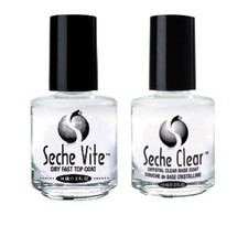 Seche Vite Set - Top Coat And Clear Base 12 Oz Seche Vite Set - Top Coat And Clear Base 12 Oz
