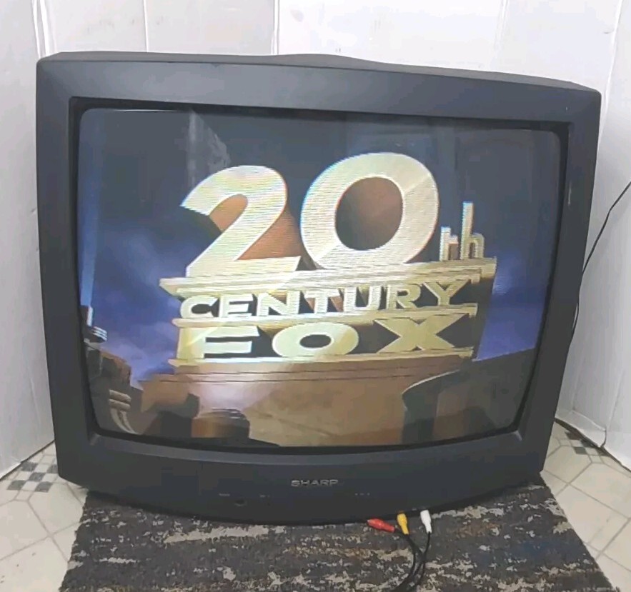 Vintage Sharp 25J-M100 CRT TV Retro Gaming Television No Remote