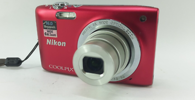 Nikon Digital Camera Coolpix S2700 16.0MP Black Tested for sale