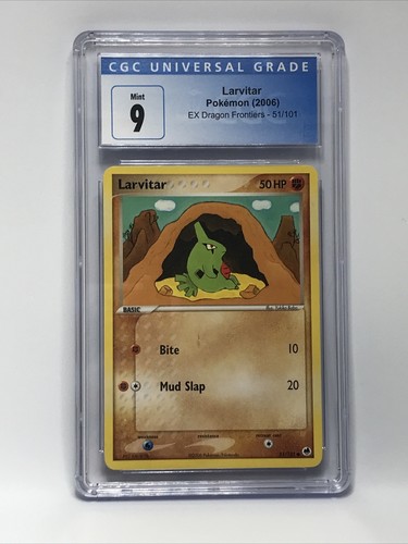 Larvitar graded CGC 9 for sale on eBay