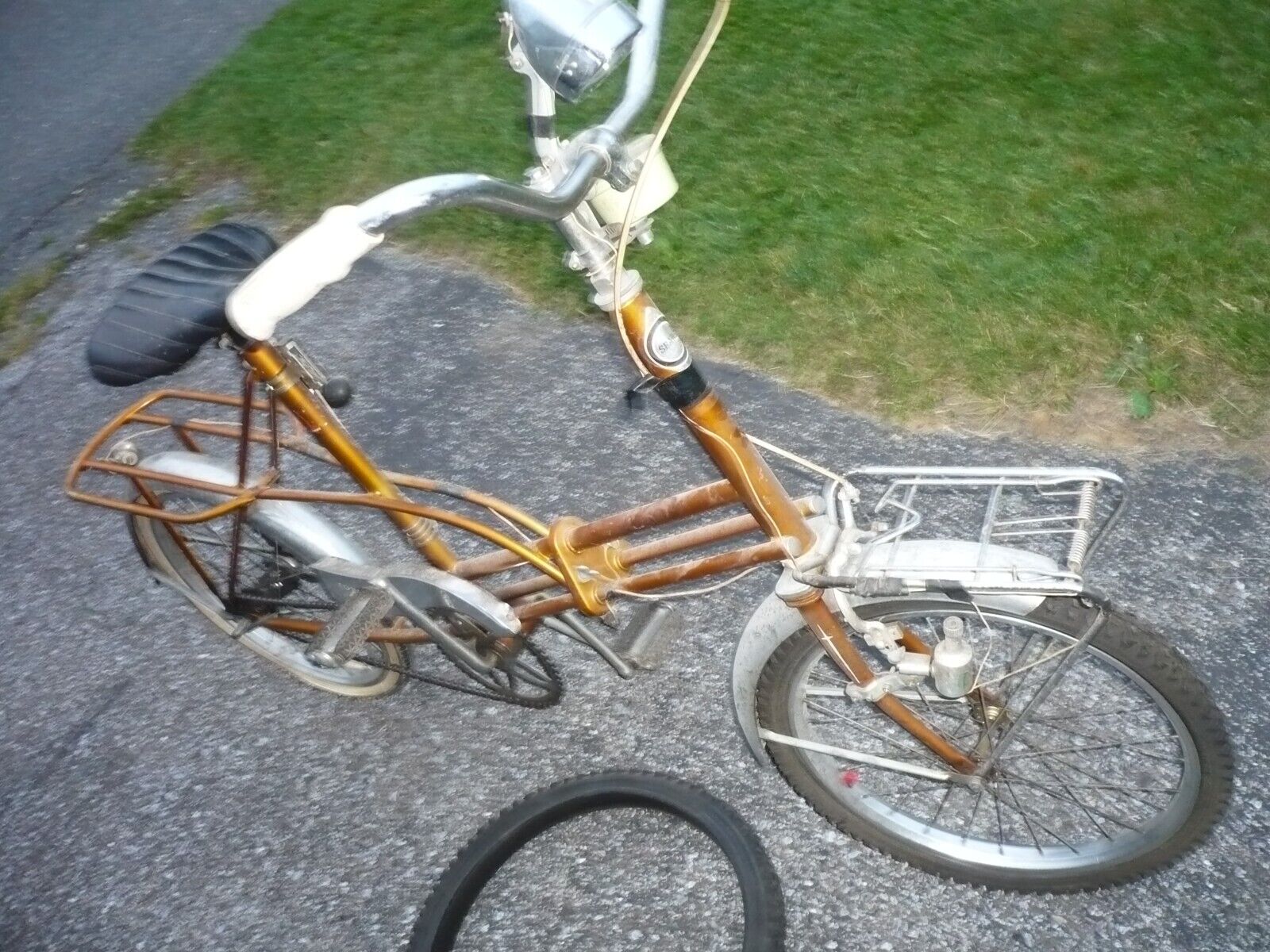 Rare Vintage Sears  Rote  Bike  3 speed free shipping