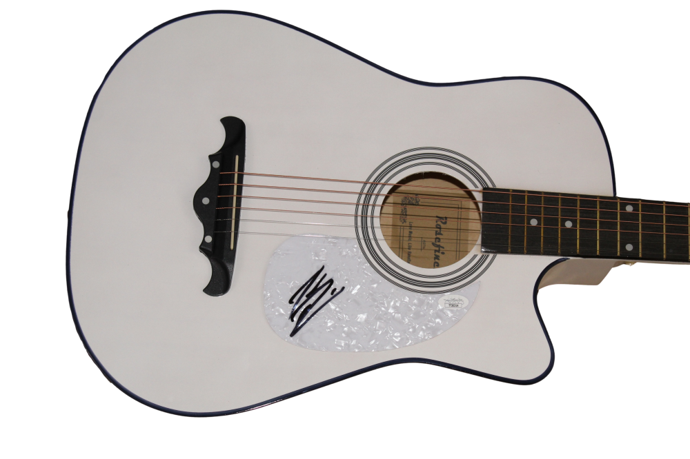Jordan Davis Autographed Signed FULL SIZE ACOUSTIC GUITAR - HOME STATE W/ JSA COA 