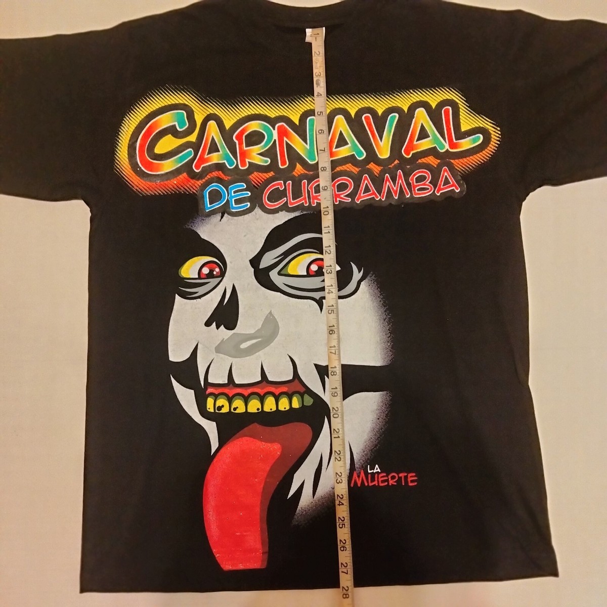 VINTAGE Carnaval Muerte Graphic Mens T Shirt Extra Large Black | eBay
