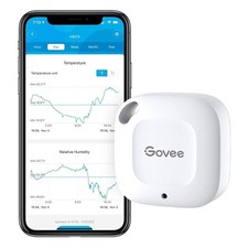 Govee Hygrometer Thermometer, Wireless Thermometer, Mini Bluetooth Humidity S...