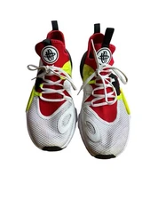 Nike Mens Huarache Edge Txt A01697-100 White Red Running Shoes Sneakers Sz 10