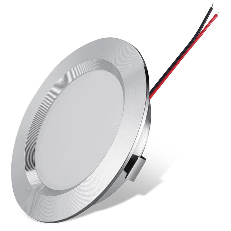 12V LED Interior RV Boat Recessed Ceiling Lights Camper Super Slim