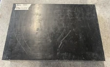 3 5/8 ” Thick BLACK HDPE FLAT SHEET STOCK  3.625” x 15.000” x 22.500"