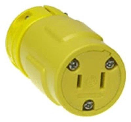 New Woodhead 1504 Super Safeway NEMA 1-15 15A 125V 2 pole 2 wire Female Socket
