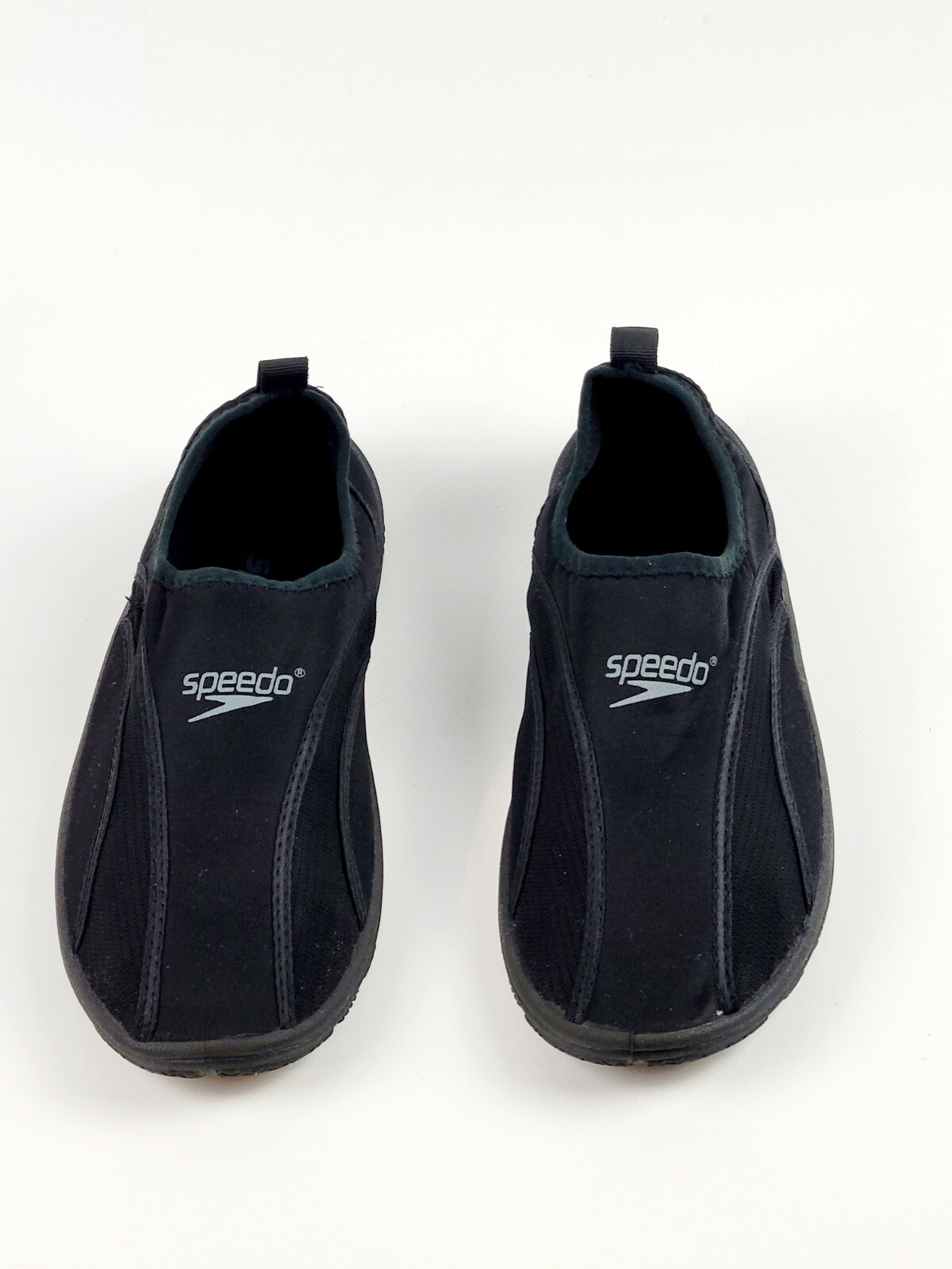 Speedo Mens Water Shoes Stretch Black Mesh Athletic S… Gem