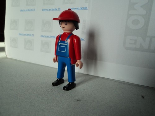 PLAYMOBIL vintage city life town action camion police set